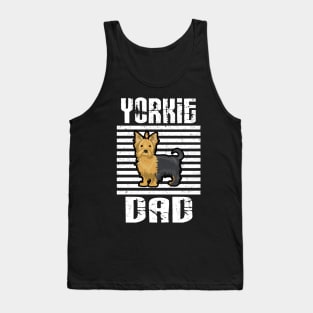 Yorkie Dad Proud Dogs Tank Top